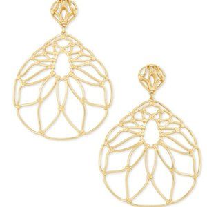 Kendra Scott Hallie Statement Earrings in Gold